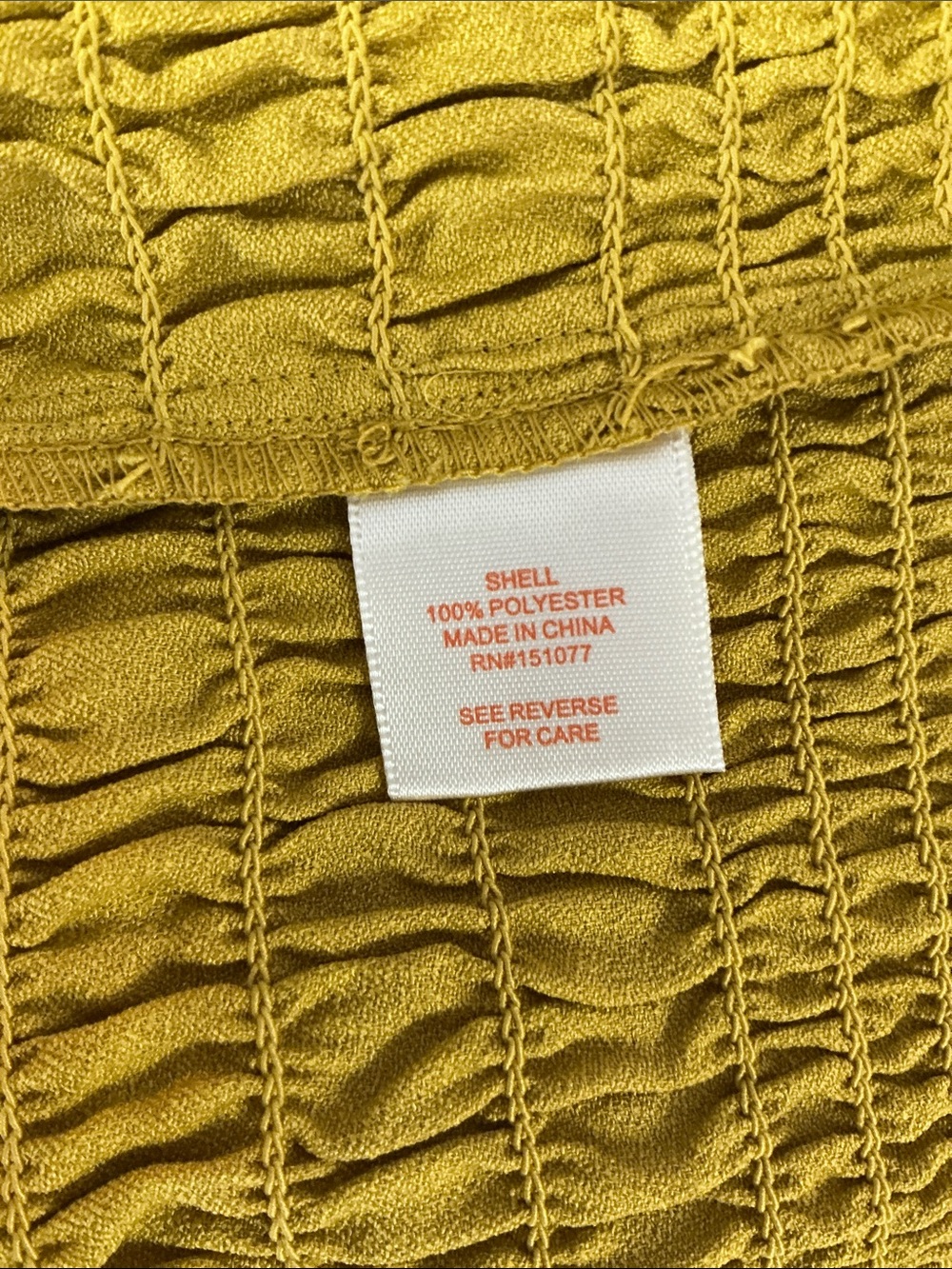 MUSTARD Smocked Ruffled Tank Top - Picture 3 of 5